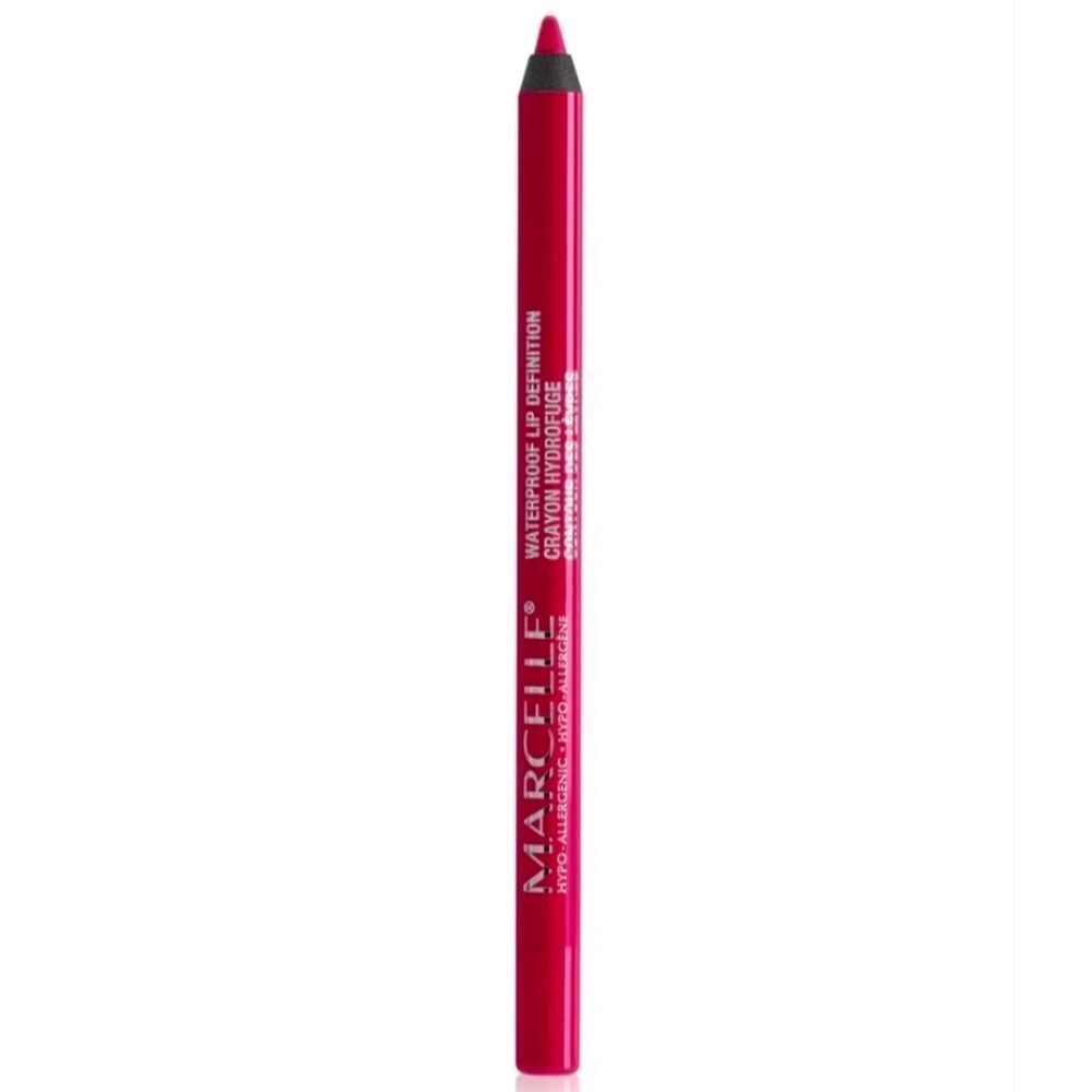 Marcelle Waterproof Lip Liner Pencil — Scarlett Red Hypoallergenic Long-Lasting